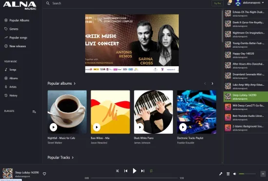 Alna Music — Сайт звукозаписывающей компании Alna Armenia